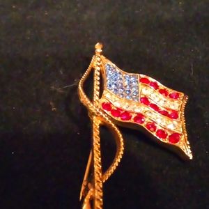 Amazing KJL flag pin